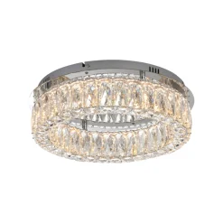 JUST LIGHT. GmbH JUST LIGHT. Kulunka taklampe, jern, krystallglass Clearance