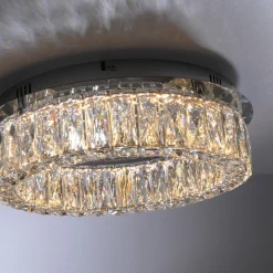 JUST LIGHT. GmbH JUST LIGHT. Kulunka taklampe, jern, krystallglass Clearance