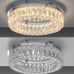 JUST LIGHT. GmbH JUST LIGHT. Kulunka taklampe, jern, krystallglass Clearance