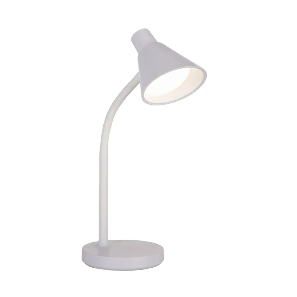 JUST LIGHT. GmbH JUST LIGHT. LED-bordlampe Pixie, plast, hvit| Kontorbelysning