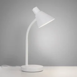 JUST LIGHT. GmbH JUST LIGHT. LED-bordlampe Pixie, plast, hvit| Kontorbelysning