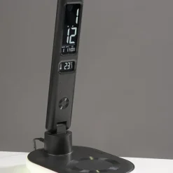 JUST LIGHT. LED-bordlampe Tina, ABS, CCT, RGB, svart Sale