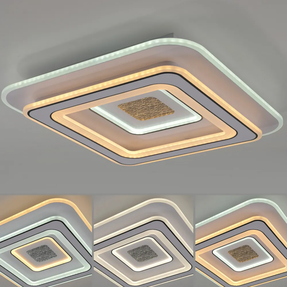 JUST LIGHT. GmbH JUST LIGHT. LED-taklampe Tolago, 49x49 cm, CCT, dimbar Sale