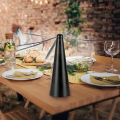 JUST LIGHT. GmbH JUST LIGHT. Swat fluevisp, svart, batteridrevet| Møbel Og Interiør|Terrassebelysning