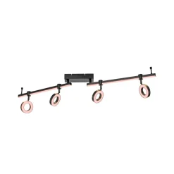 JUST LIGHT. GmbH JUST LIGHT. Taklampe LOLAsmart Bileda, 4 lyskilder, svart| Smarthus Belysning