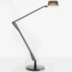 Kartell Justerbar LED bordlampe Aledin Dec, røykgrå Online
