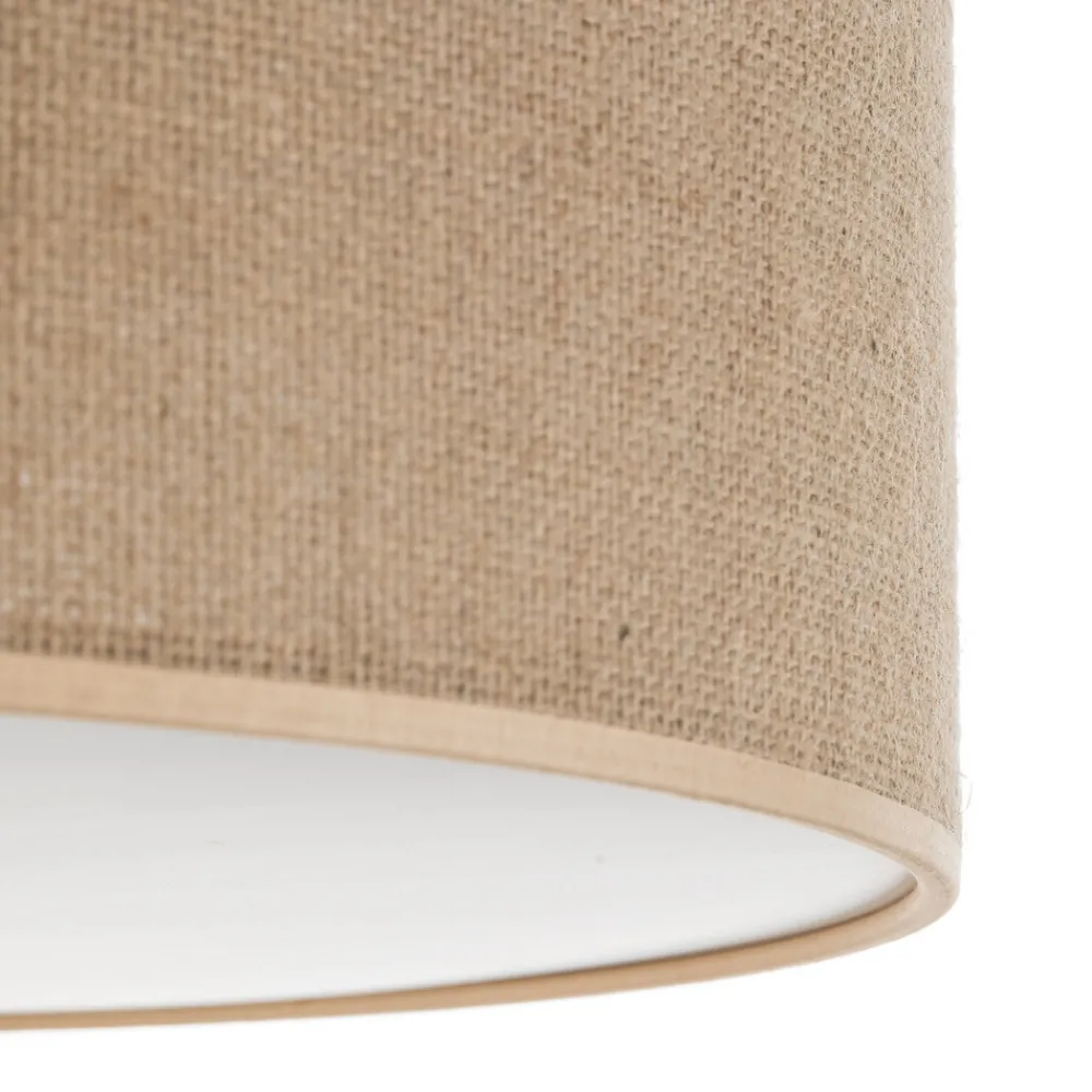 BRITOP Jute taklampe med beige skjerm, Ø 48 cm Online