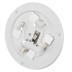 BRITOP Jute taklampe med beige skjerm, Ø 48 cm Online