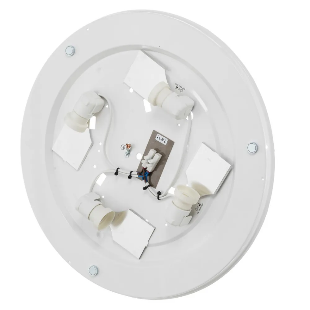 BRITOP Jute taklampe med beige skjerm, Ø 48 cm Online