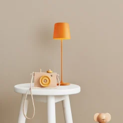 Brilliant Kaami LED-bordlampe, dimbar, oransje matt Discount