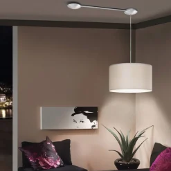 EGLO Kabelkanalforlengelse i matt nikkel New