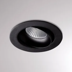 Molto Luce Kalio LED-downlight rund 2 700 K 24° svart| Downlights