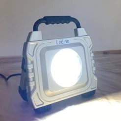 Ledino Kalkum LED-arbeidslyskaster, med strømbruddfunksjon| Teknisk Lys