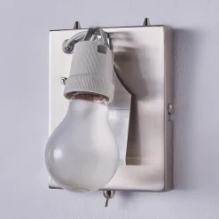 Lindby Kantet stoffvegglampe Annalisa i hvitt Hot