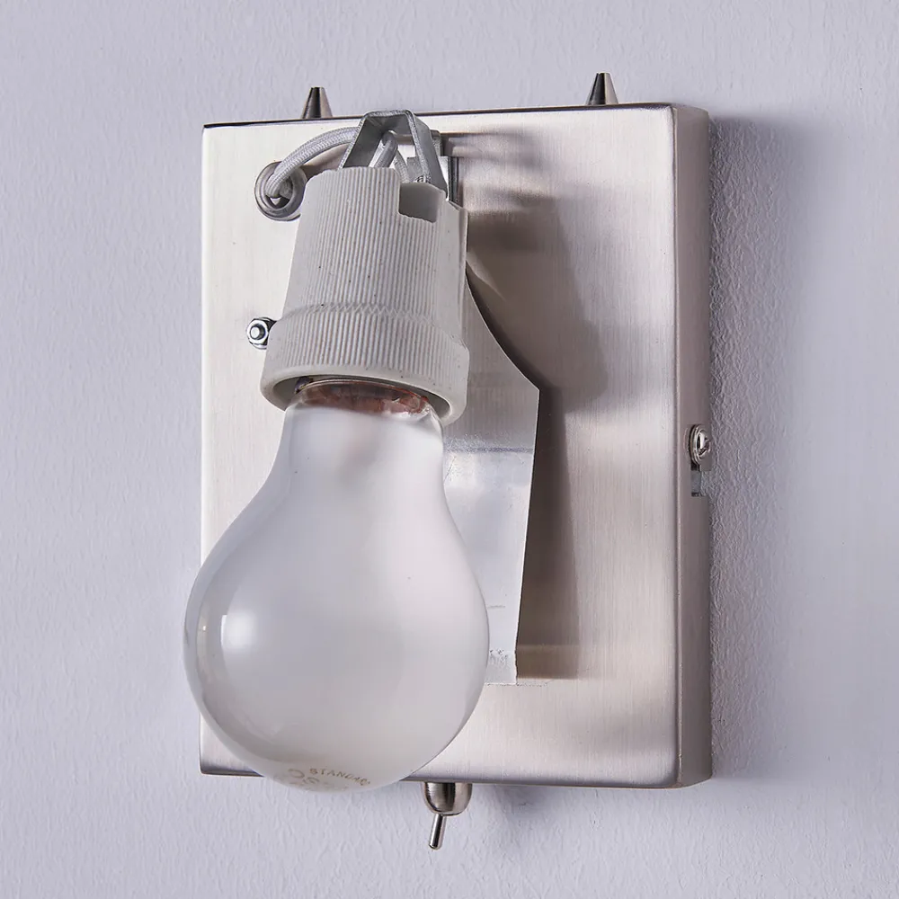 Lindby Kantet stoffvegglampe Annalisa i hvitt Hot