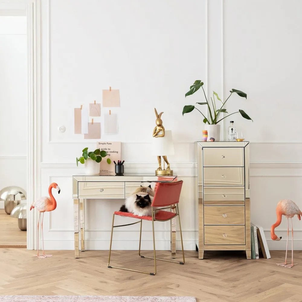 KARE Animal Rabbit bordlampe gull/hvit| Bordlamper