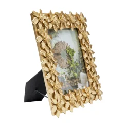 KARE bilderamme Flower, 13 x 18 cm, polyresin, gullfarget Best