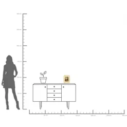 KARE bilderamme Ginkgo, 10 x 15 cm, polyresin, gullfarget Hot