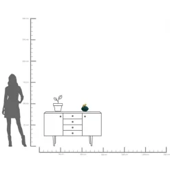 KARE dekorativ eske Chameleon, høyde 20 cm, mørkegrønn, gull| Møbel Og Interiør