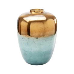 KARE dekorativ vase Lizy Shine Multi, høyde 41 cm, håndlaget glass| Møbel Og Interiør