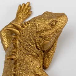 KARE Lizard veggobjekt, lakkert polyresin, 31 x 11 cm, gull Outlet