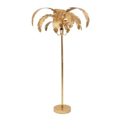 KARE Palmera gulvlampe, 170 cm høy, messing| Gulvlamper
