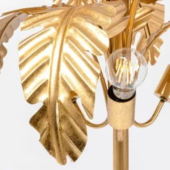 KARE Palmera gulvlampe, 170 cm høy, messing| Gulvlamper