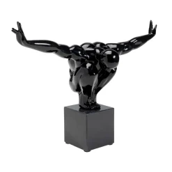 KARE pyntegjenstand Athlet Black Small, svart, bredde 43 cm Online