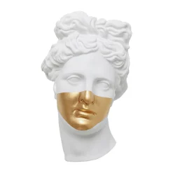 KARE veggobjekt Apollo, polyresin, lakkert, hvit, gull Outlet