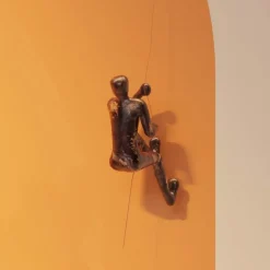 KARE veggobjekt Climber Rope, polyresin, høyde 51 cm, brun| Møbel Og Interiør