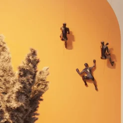 KARE veggobjekt Climber Rope, polyresin, høyde 51 cm, brun| Møbel Og Interiør