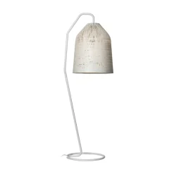 Karman Black Out - hvit gulvlampe