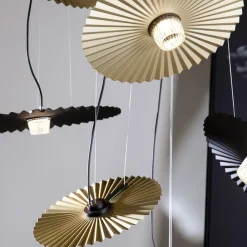 Karman Gonzaga LED-hengelampe, Ø 59 cm, messing Outlet