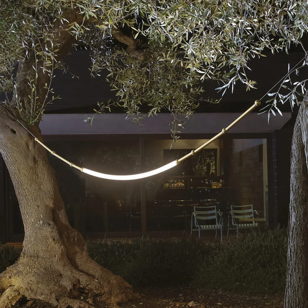 Karman Leda LED-hengelampe 100x300cm IP65 bronse Clearance