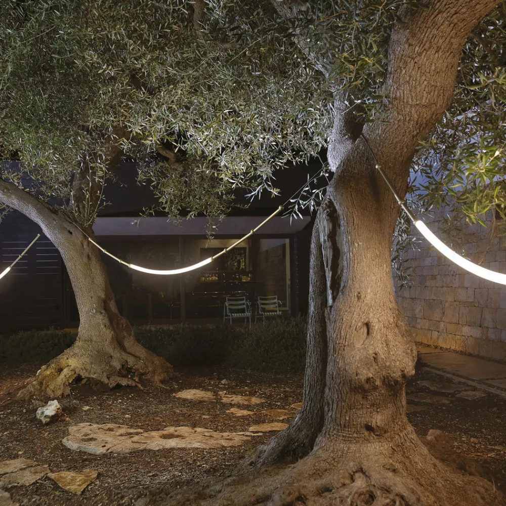 Karman Leda LED-hengelampe 100x300cm IP65 bronse Clearance