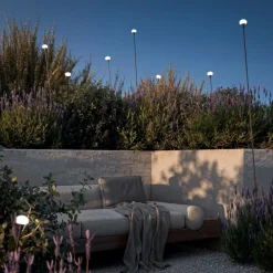 Karman LED-lampe med jordspyd MINUIT, høyde 105 cm, svart, IP65| Utespotter