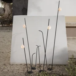 Karman Pois jordspyd-gulvlampe IP65 3 000 K 158 cm Online