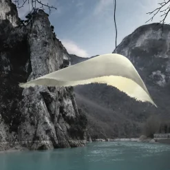 Karman utendørs pendellampe Moby Dick, lengde 150 cm, glassfiber| Pendellamper Utendørs