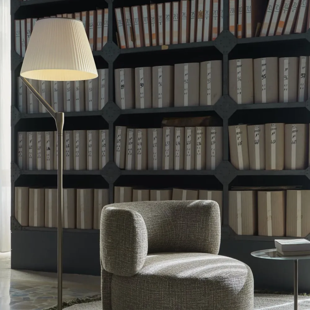 Kartell Angelo Stone LED-gulvlampe, lys gull| Gulvlamper