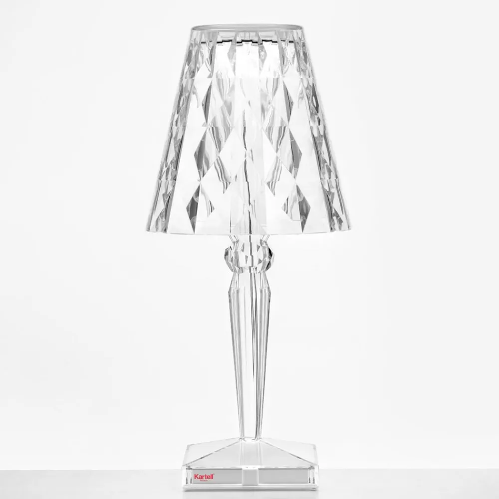Kartell Big Battery - bordlampe IP54, transparent| Terrassebelysning|Bordlamper