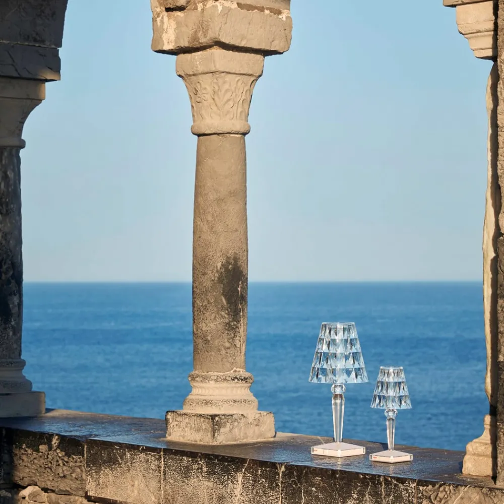 Kartell Big Battery - bordlampe IP54, transparent| Terrassebelysning|Bordlamper