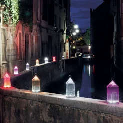 Kartell Lantern LED-bordlampe, rød IP54 New