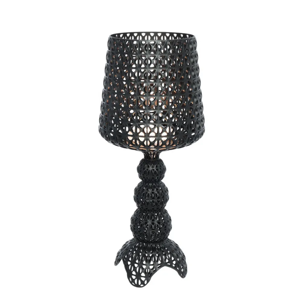Kartell LED-bordlampe Mini Kabuki, svart, høyde 70 cm Online