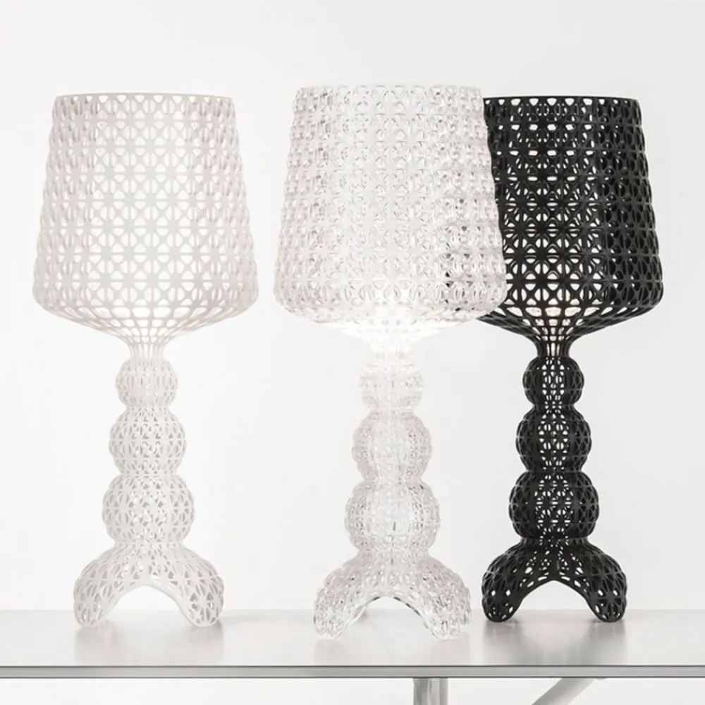 Kartell LED-bordlampe Mini Kabuki, svart, høyde 70 cm Online