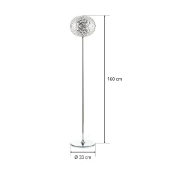 Kartell Planet LED-gulvlampe, 160 cm krystallklar| Gulvlamper