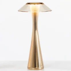 Kartell Space - LED-designer-bordlampe, gull Hot