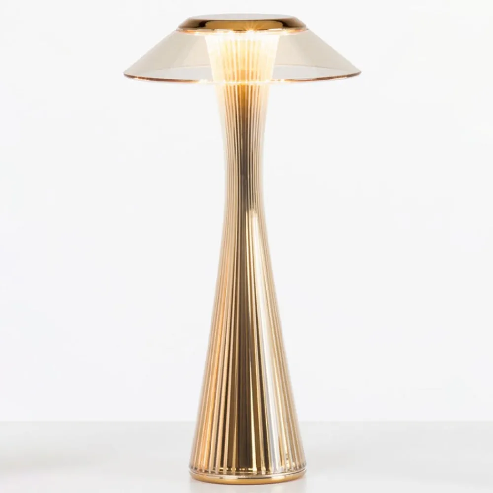 Kartell Space - LED-designer-bordlampe, gull Hot