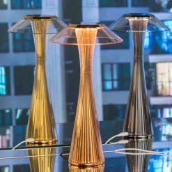 Kartell Space - LED-designer-bordlampe, gull Hot