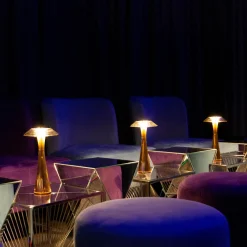 Kartell Space - LED-designer-bordlampe, gull Hot