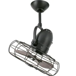 FARO BARCELONA Keiki-vifte, vegg- og takvifte, AC, mørk brun Clearance